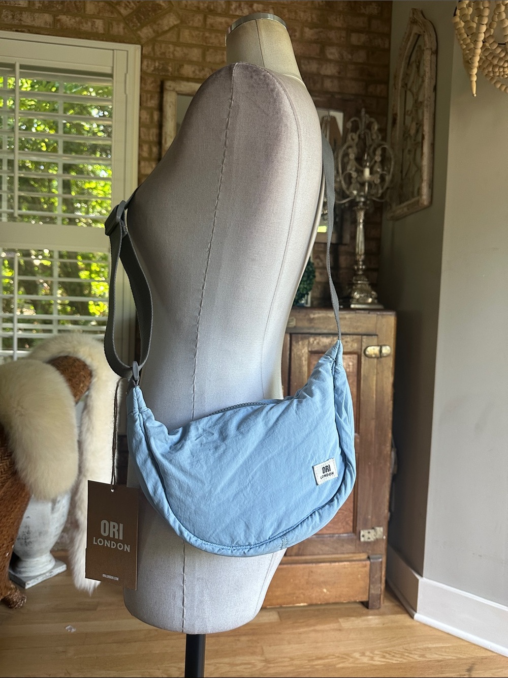 ORI LONDON HARROTSKY SKY BLUE CROSSBODY BAG NEW